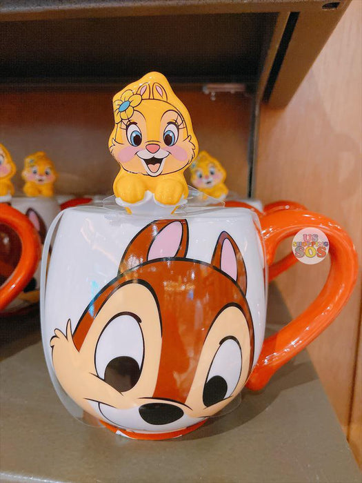 Disney Beauty and the beast Cute Chip Mug with spoon Disneyland exclusive