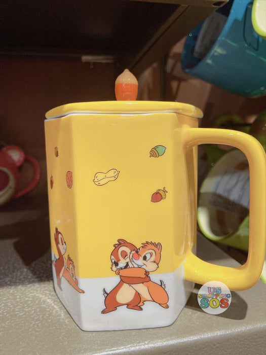 SHDL - Chip & Dale Mug with Lid (Color: Yellow)