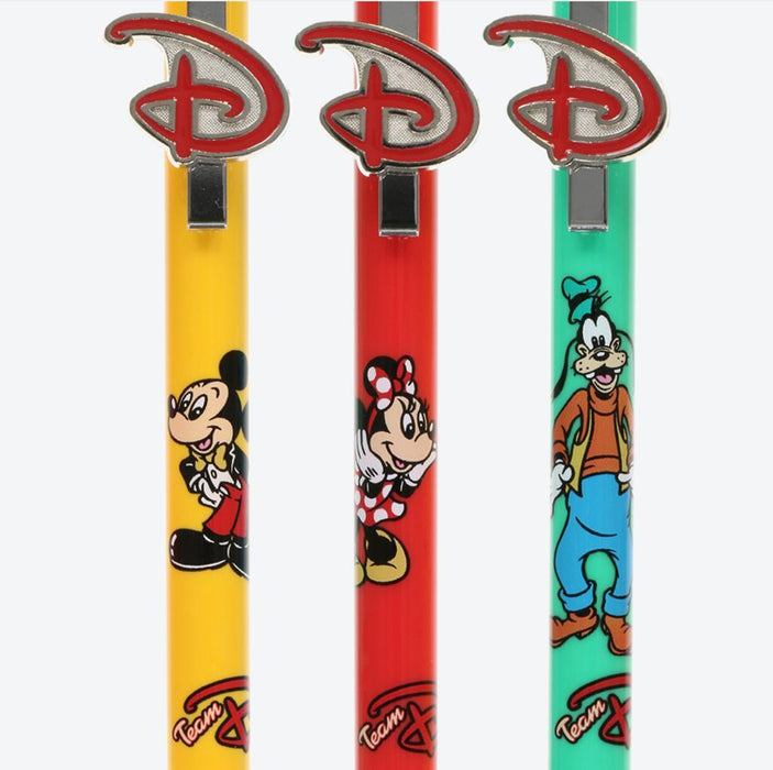 TDR - Team Disney - Mickey & Friends Black Color Ink Pens Set