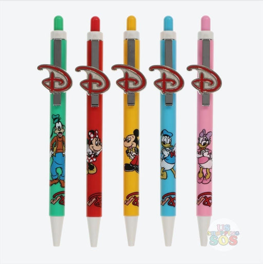 TDR - Team Disney - Mickey & Friends Black Color Ink Pens Set