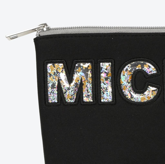 TDR - Glitter Wordings Pouch x Mickey Mouse