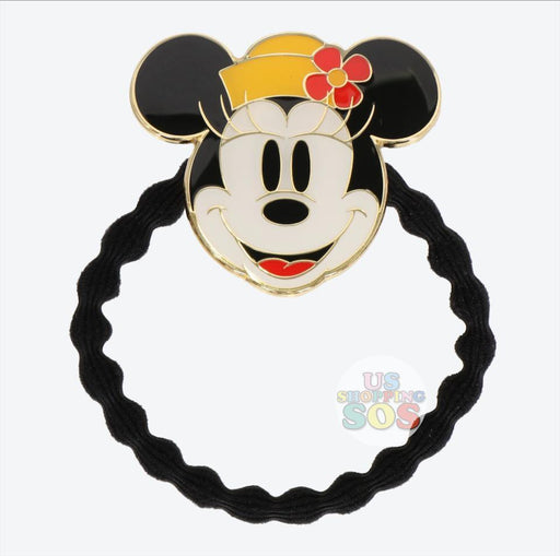 TDR - Hair Tie x Classic Minnie Mouse face with gold