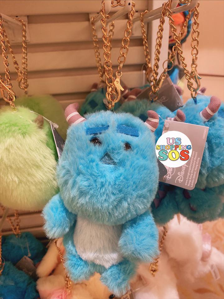 HKDL - Pastel Color Fluffy Plush Keychain x Sulley — USShoppingSOS