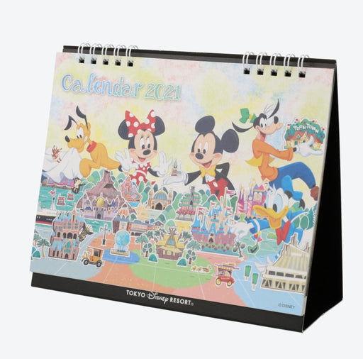 TDR - Schedule Book & Calendar 2021 Collection - TOKYO DISNEY RESORT TABLE CALENDAR 2021