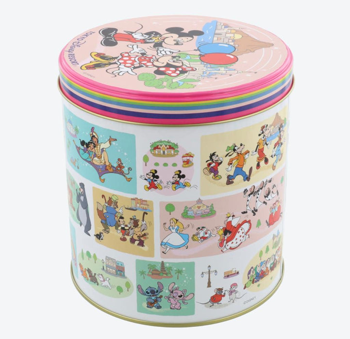 TDR - Tokyo Disneyland Sweets Souvenirs - Rice Cracker Can