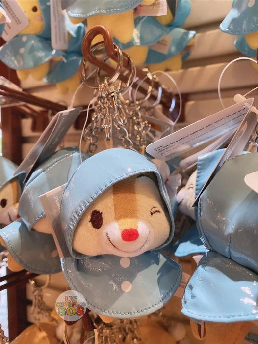 HKDL - Raincoat Plush Keychain - Dale (Winking Face)