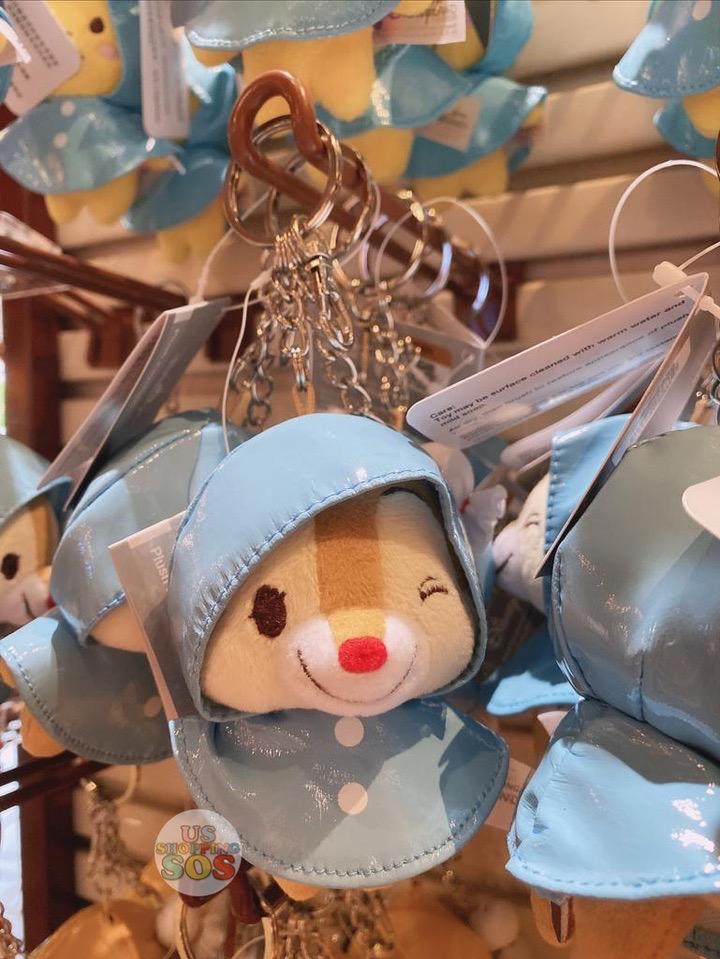 HKDL - Raincoat Plush Keychain - Dale (Winking Face)