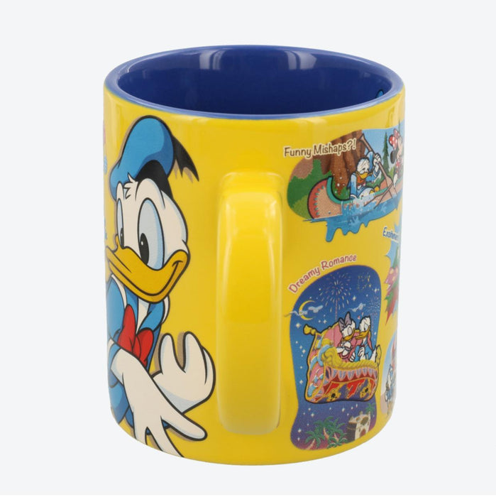 VINTAGE DISNEYLAND DONALD DUCK CUP MUG WITH HANDLE * MADE IN JAPAN