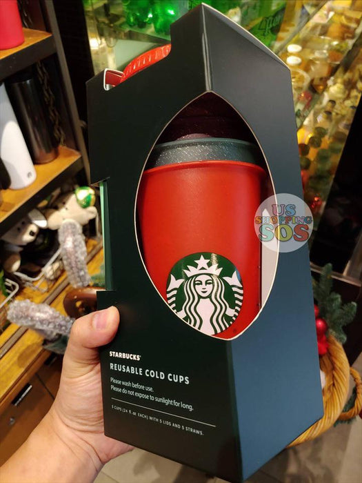 Starbucks Hong Kong - Christmas Series - 24oz Colorful Glitter