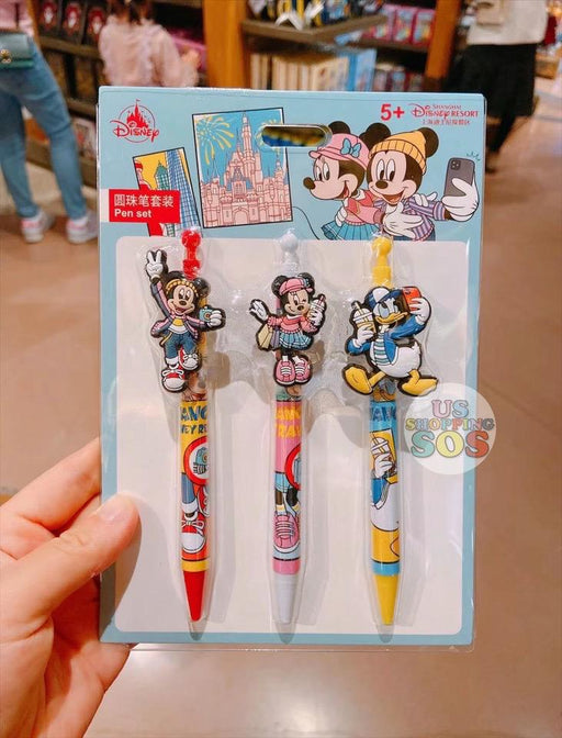 SHDL - Mickey & Friends Travel Shanghai Disneyland Collection - Pen Set