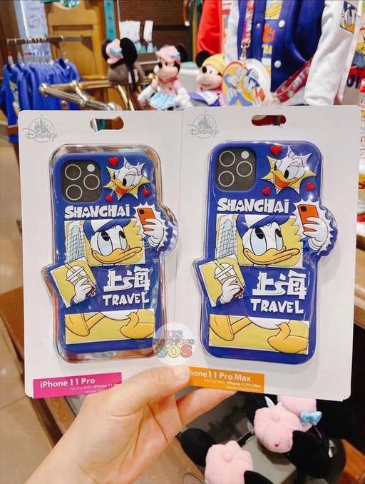 SHDL - Mickey & Friends Travel Shanghai Disneyland Collection - Donald Duck with Boba Milk Tea iPhone Case x