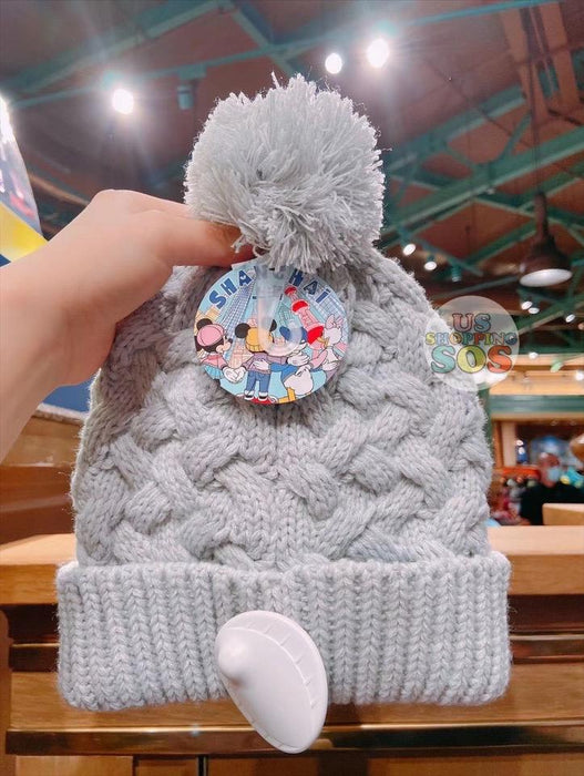 SHDL - Mickey & Friends Travel Shanghai Disneyland Collection - Pom Pom Beanie for Adults
