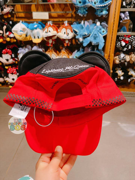 SHDL - Lightning McQueen x Mickey Mouse Ear Shaped Hat (Size: 54 to 58 cm)