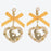 TDR - Clip Earrings x Rapunzel with Yellow Ribbon