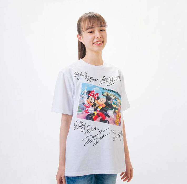 TDR - Tokyo Disney Resort College Logo Design T Shirt for Adults