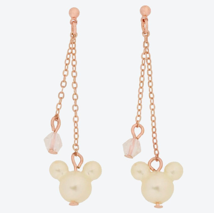 TDR - Earrings Set x Mickey Mouse Head & Frost Beads