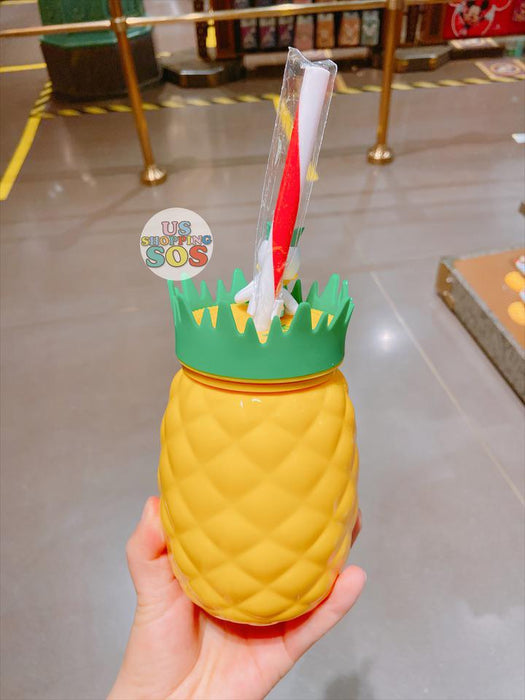 SHDL - Donald Duck Pineapple Drink Bottle with Straw