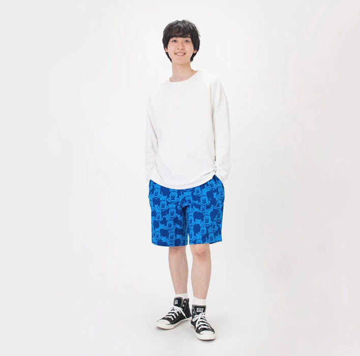TDR - Mickey Mouse All Over Print Short for Adults (Color: Blue)