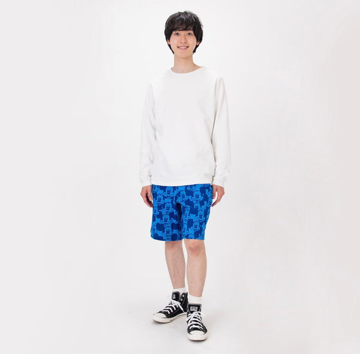 TDR - Mickey Mouse All Over Print Short for Adults (Color: Blue)