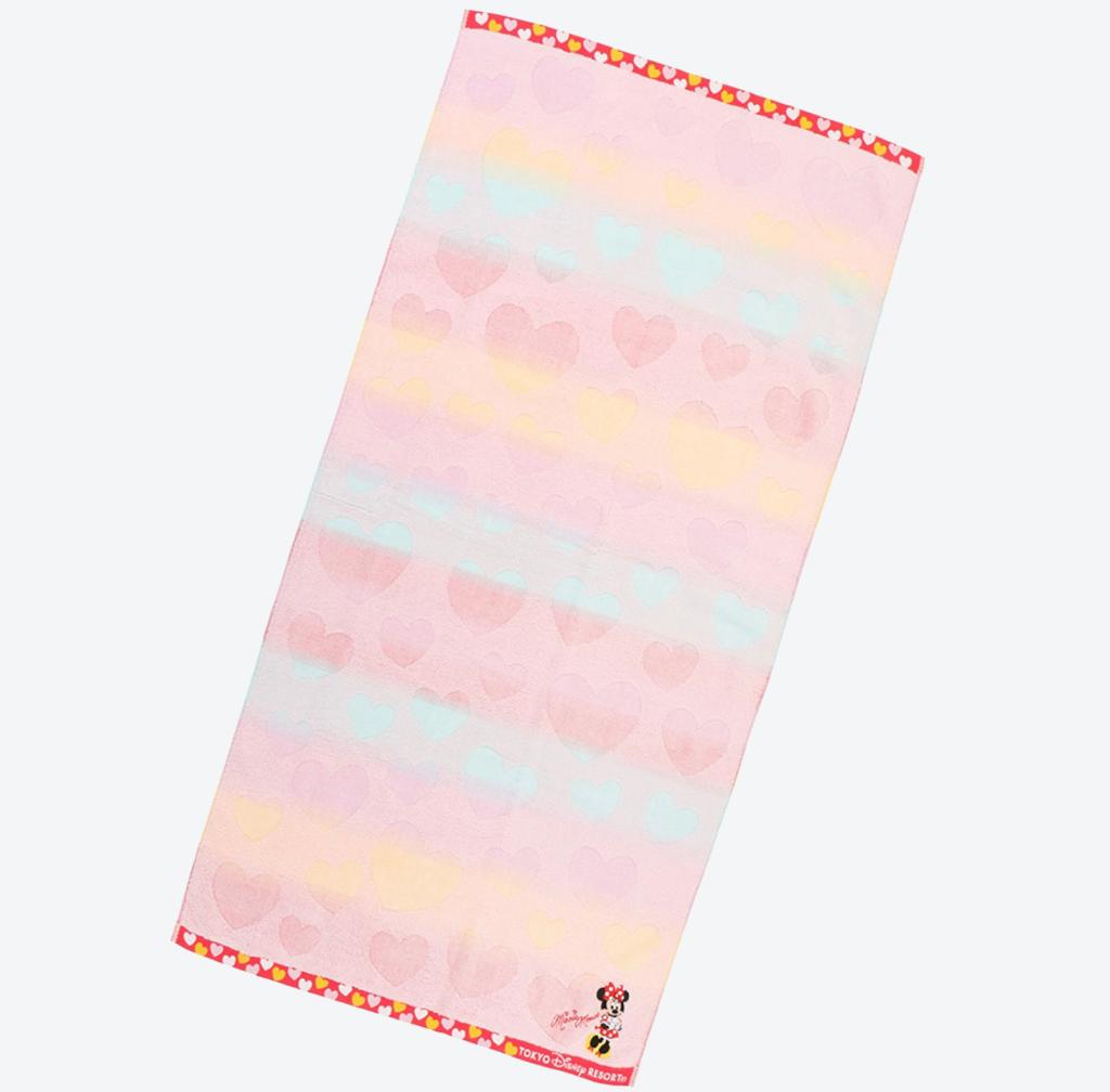 TDR - All Over Print Minnie Mouse Bath Towel (Color: Pink)
