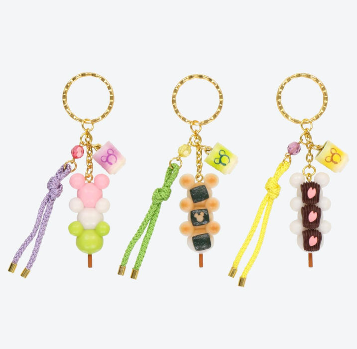 TDR - Mickey Mouse Rice Desserts Keychains Set
