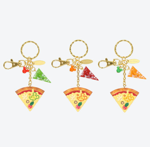 TDR - Mickey Mouse Pizza Keychains Set