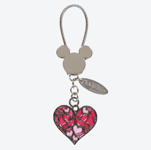 TDR - Mickey & Minnie Mouse Stained Glass Keychain