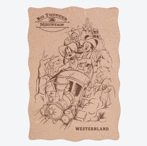 TDR - Tokyo Disneyland Big Thunder Mountain x Mickey Mouse, Donald Duck & Goofy Post Card