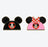 TDR - Mickey & Minnie Mouse Ear Hats Pin Badge Set