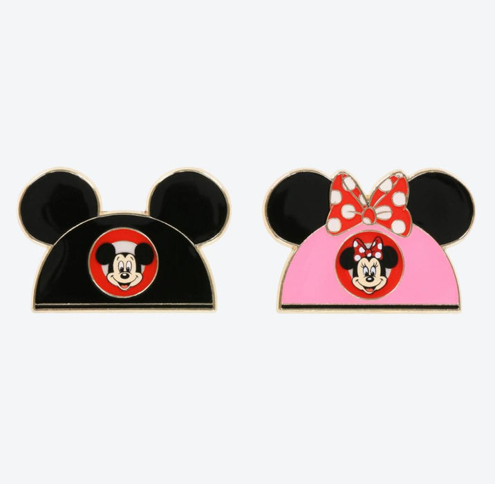 TDR Mickey Minnie Mouse Ear Hats Pin Badge Set — USShoppingSOS