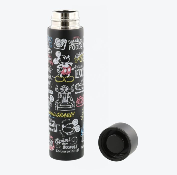 TDR - Mickey Mouse All Over Print Stainless Steel Tumbler 0.17 L (Color: Black)