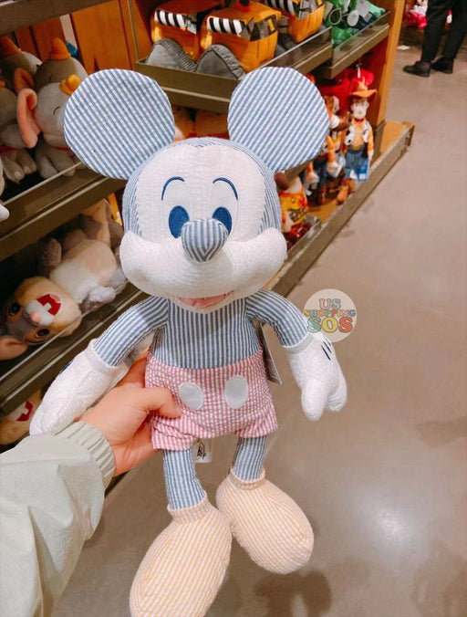 SHDL - Mickey Mouse Seersucker Stripe Plush Toy