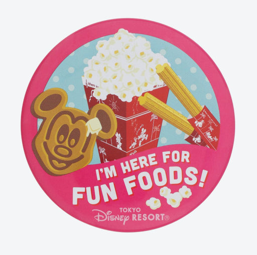 TDR -  "I'm Here for Fun Foods!" Button Badge