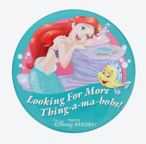 TDR - Ariel & Flounder "Looking for More Thing-a-ma-bobs" Button Badge