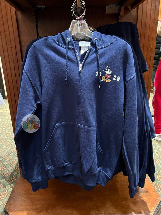 DLR - Classic Mickey “Disneyland” Hoodie Jacket (Adult) (Navy)