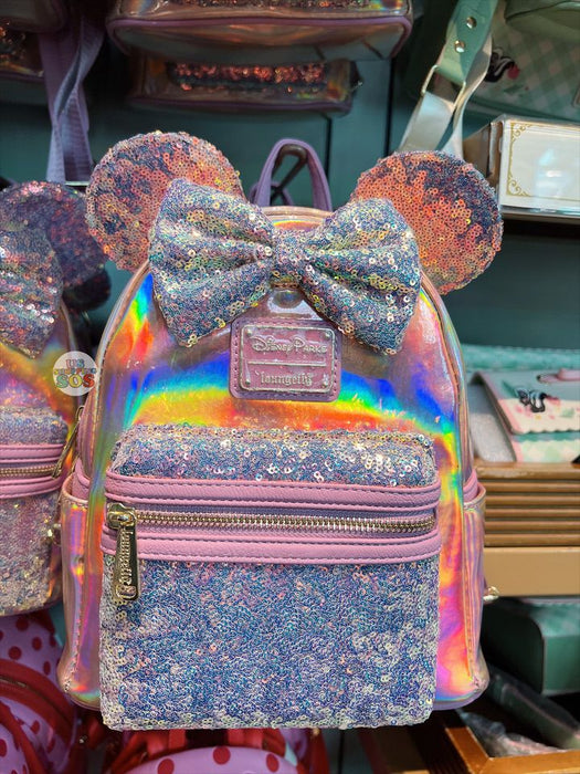 HKDL - Minnie Mouse 50th Anniversary EARidescent Loungefly Backpack