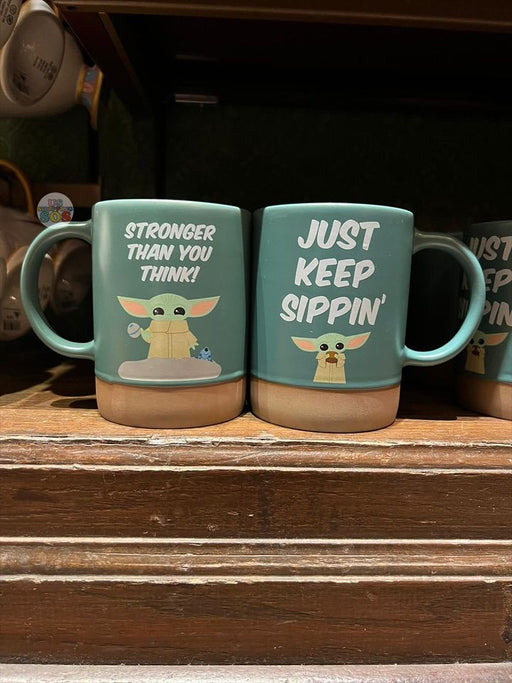 DLR - Star Way Grogu "Stronger than you think! JUST KEEP SPPIN' Mug