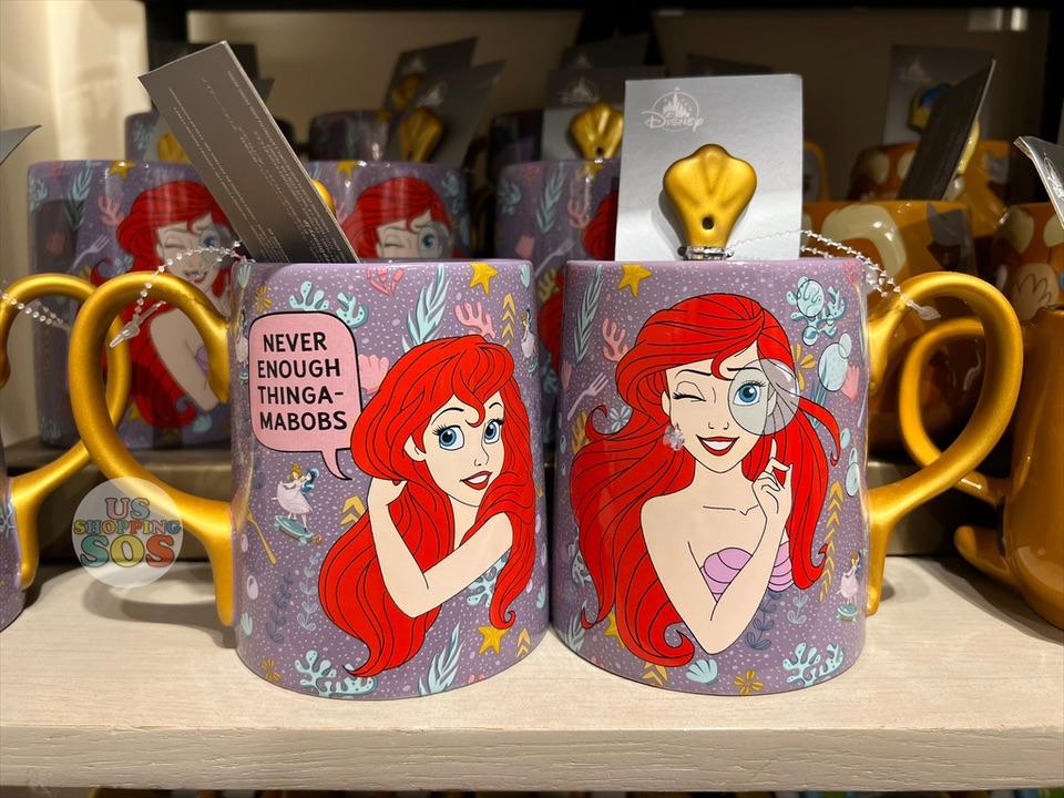 DLR - The Little Mermaid x Ariel "Never Enough Thinga-mabobs" Mug with Spoon