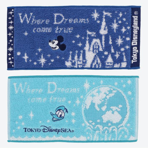 TDR - Mickey & Donald "Where Dreams Come True" Mini Towel Set