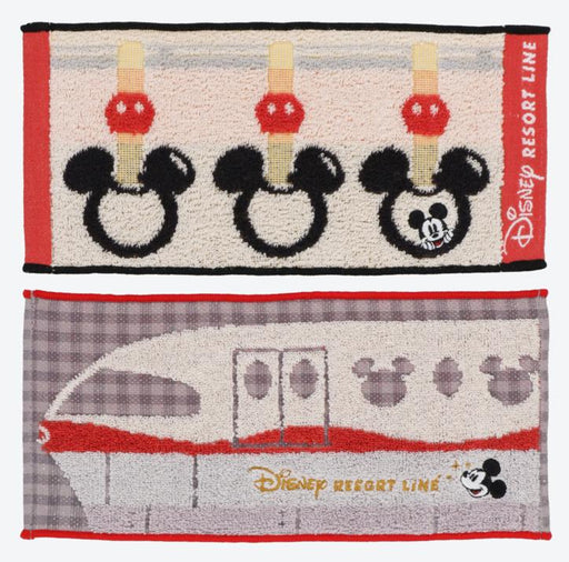 TDR - Mickey Mouse Disney Resort Line Mini Towel Set (Color: Red)