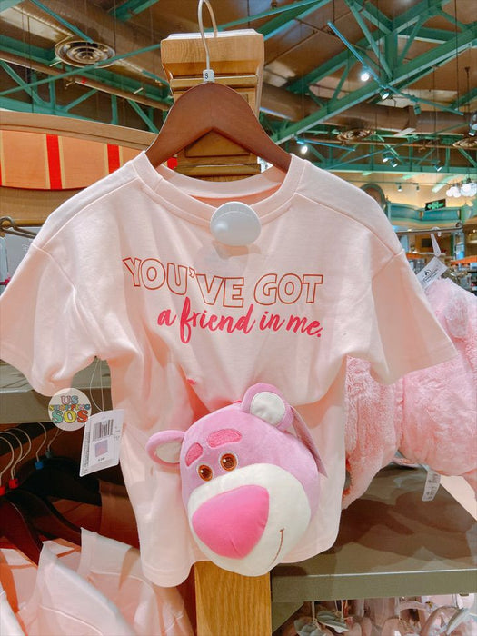SHDL - Lotso "Play All Day" T Shirt for Kids with Pouch