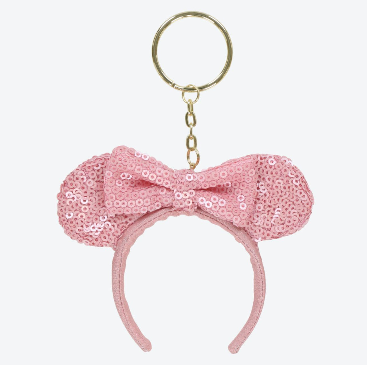 Disney Minnie Mouse Bowtique Lanyard Keychain (Pink)