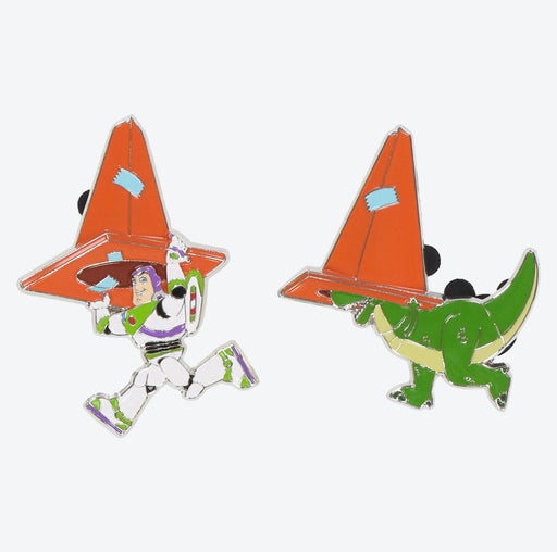 TDR - Toy Story "Pop Up and Beyond" Collection x Buzz Lightyear & Rex Pins Set