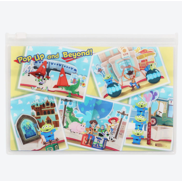 TDR - Toy Story "Pop Up and Beyond" Collection x Plastic Zip Envelopes Set