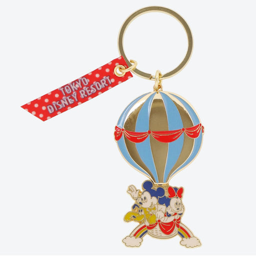 TDR - Mickey & Minnie Mouse Retro and cute! Balloon-themed x Keychain