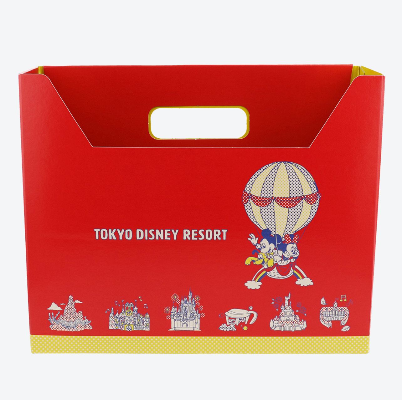 TDR - Mickey & Minnie Mouse Retro and cute! Balloon-themed x File Storage Boxes Set