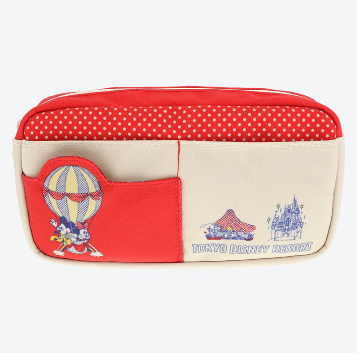 TDR - Mickey & Minnie Mouse Retro and cute! Balloon-themed x Stationary Bag