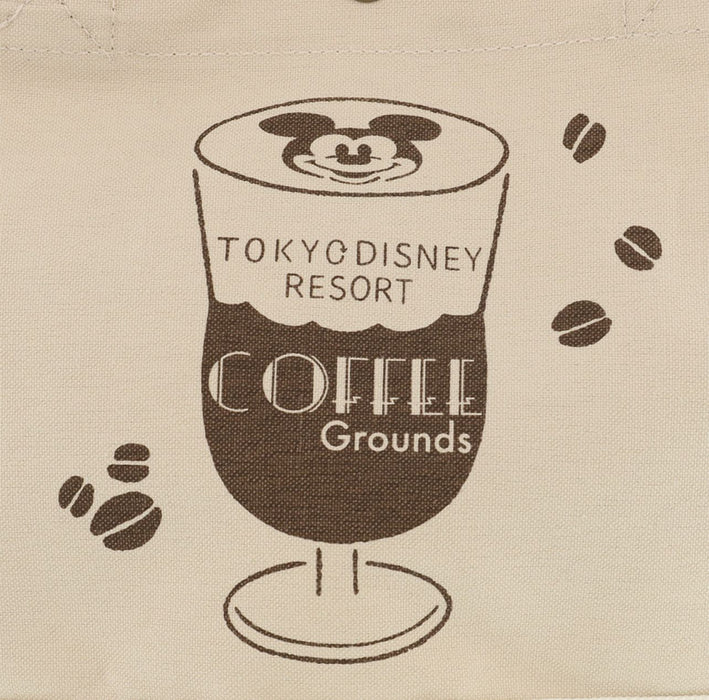 TDR - Food Textile Tokyo Disney Resort Coffee Grounds Tote Bag