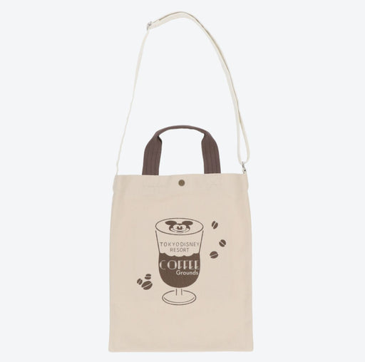TDR - Food Textile Tokyo Disney Resort Coffee Grounds Shoulder Bag with Strap