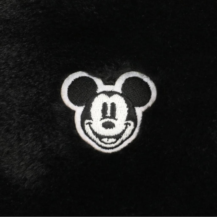 TDR - Fluffy Boa Mickey Mouse Bucket Hat with Ear (Color: Black)